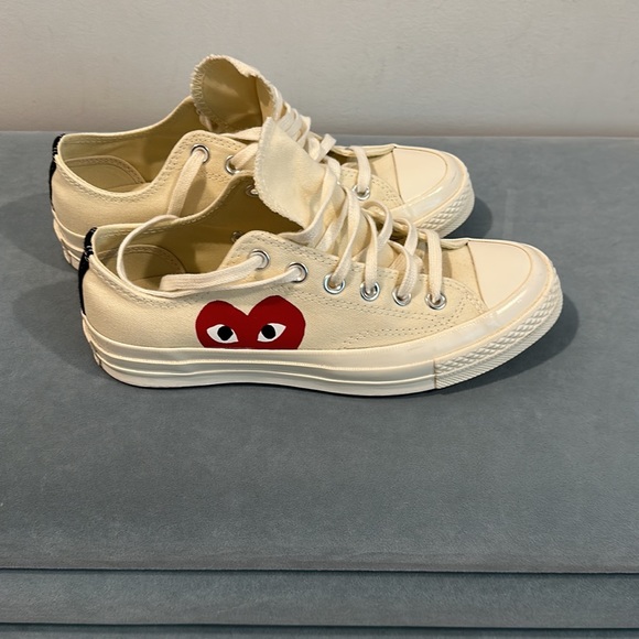 Converse x Comme Des Garçons Sneakers 7.5 - Picture 2 of 5